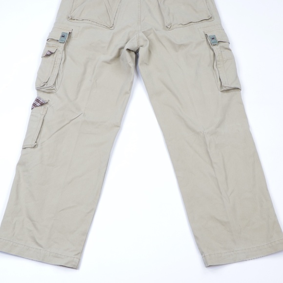 Vintage 90s Streetwear Tactical Cargo Pants Tan - Picture 8 of 8